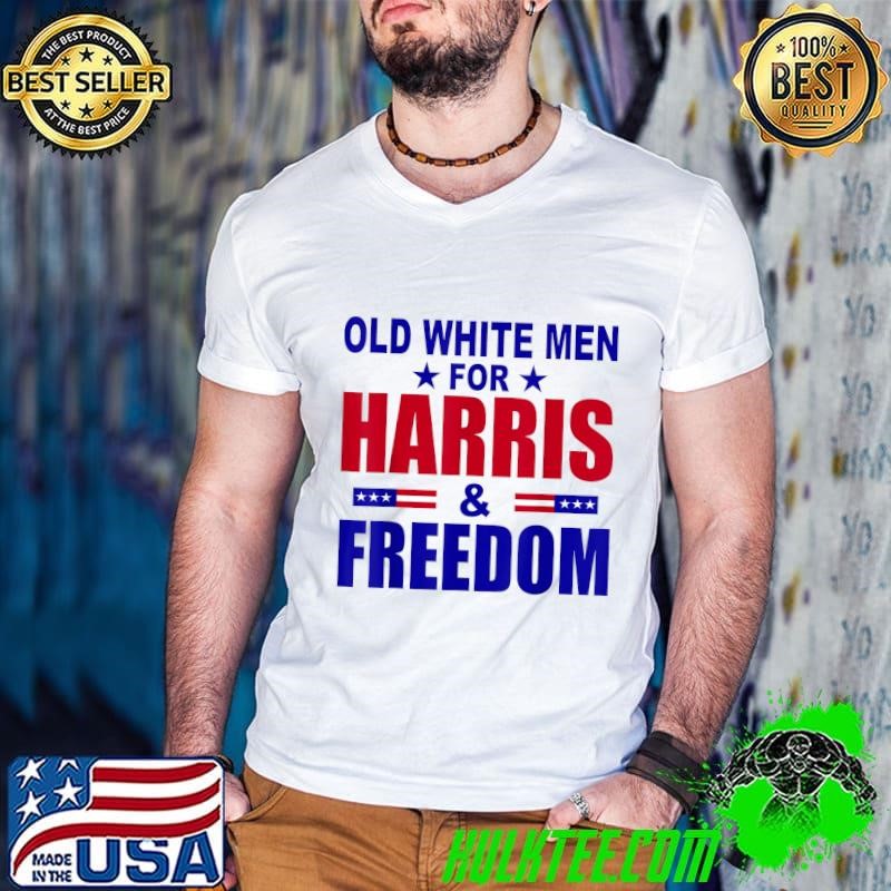 Old White Men For Harris And Freedom Election 2024 T-Shirt