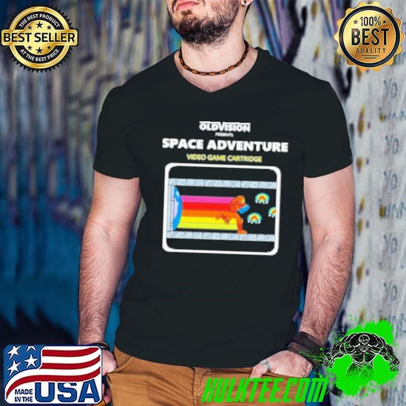 Original Metroid Oldvision Presents Space Adventure Video Game Cartridge Shirt