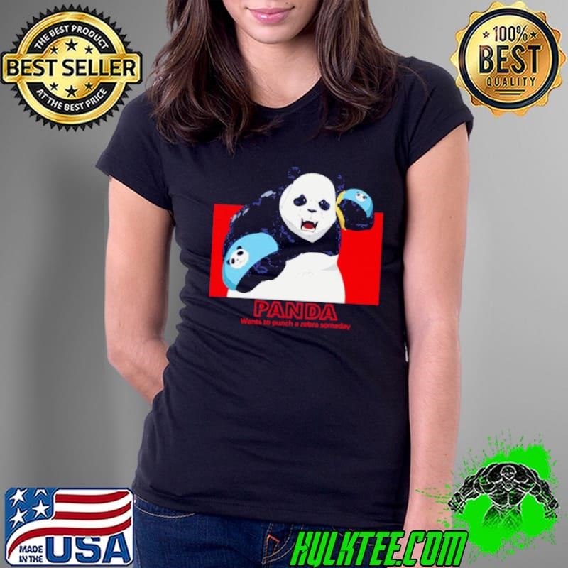 Panda Wants To Punch A Zebra Someday Jujutsu Kaisen Ladies Tee