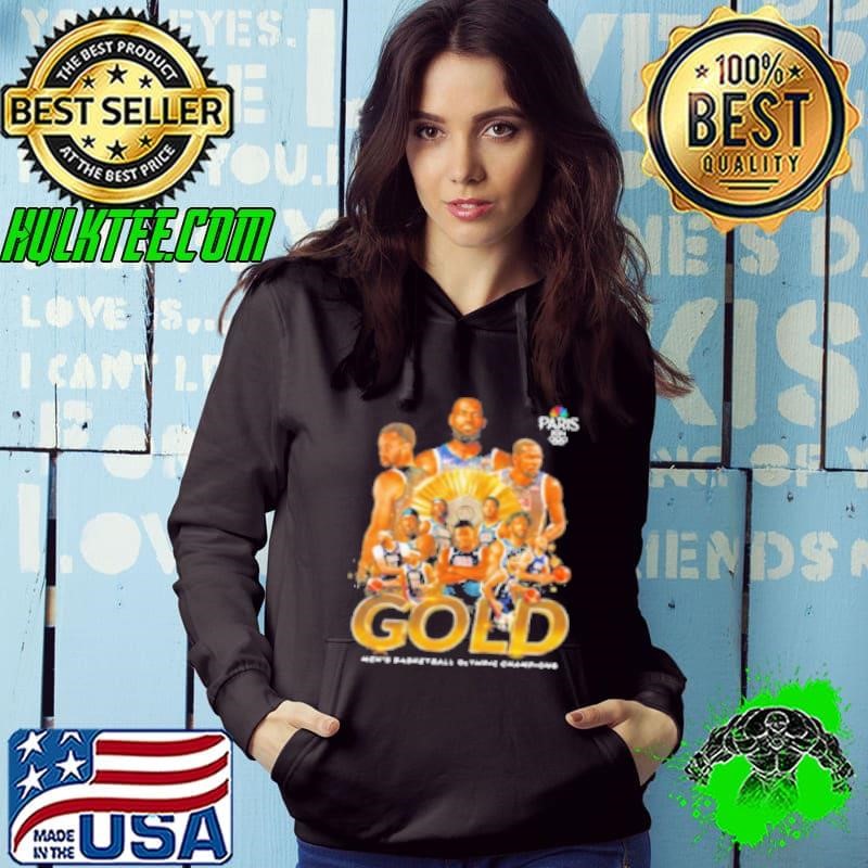 Paris 2024 Gold Men’S Basketball Olympic Champions Shirt