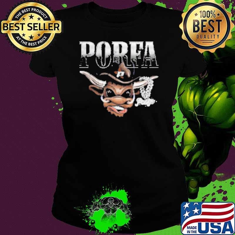 Porfa Bull Black Shirt