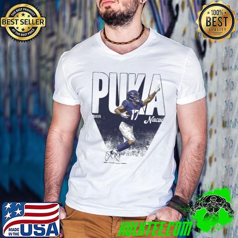 Puka Nacua Los Angeles R Bold an American football wide receiver T-Shirt