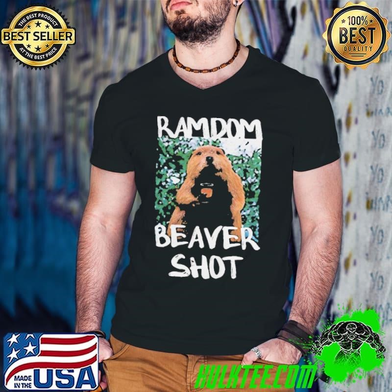 Random beaver shot Guys V Neck