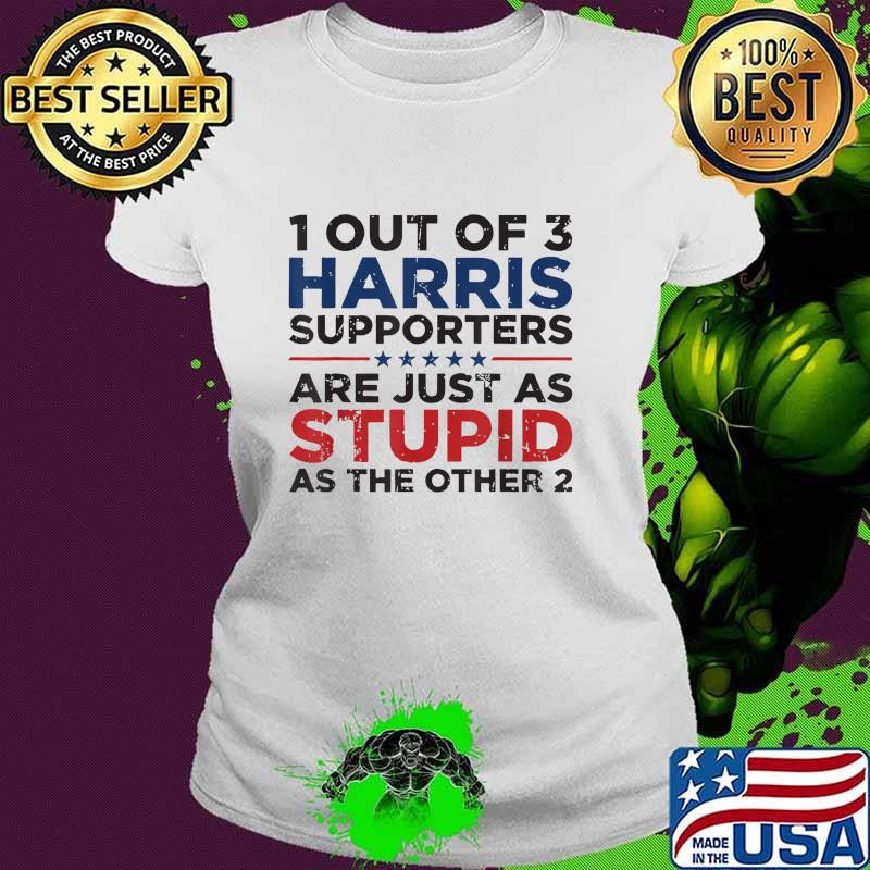 Retro Funny Trump 1 Out Of 3 Kamala Harris Supporters T-Shirt