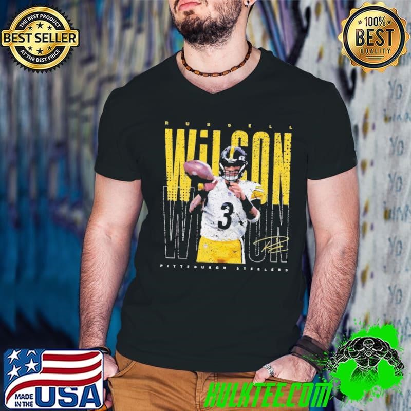 Retro Vibes Russell Wilson American professional football quarterback T-Shirt