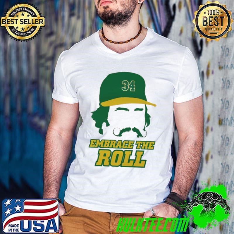 Rollie Fingers American former right-handed relief pitcher Oakland Silhouette Guys V Neck