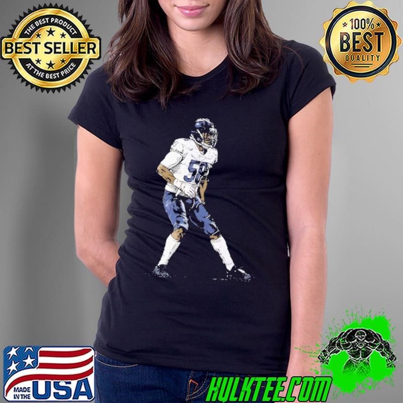 Roquan smith retro American professional football linebacker Ladies Tee