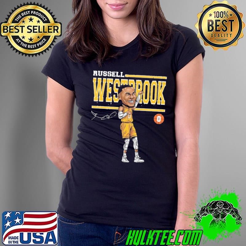 Russell Westbrook Los Angels L Signature Cartoon T-Shirt