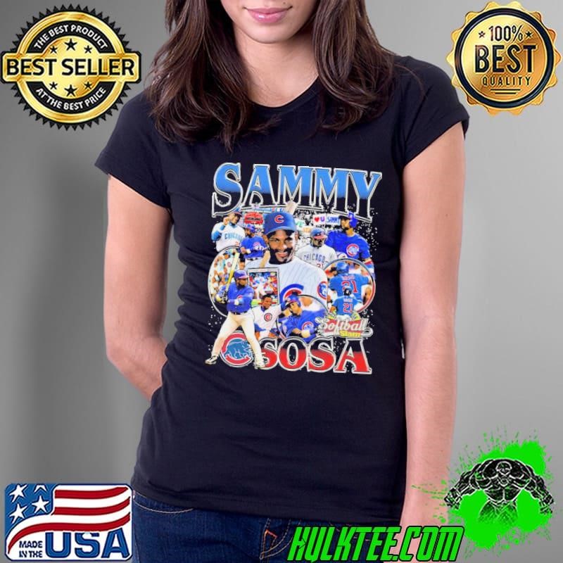 Sammy Sosa Dominican-American former professional baseball Vintage Bootleg Ladies Tee Sammy Sosa Dominican-American former professional baseball Vintage Bootleg Ladies Tee