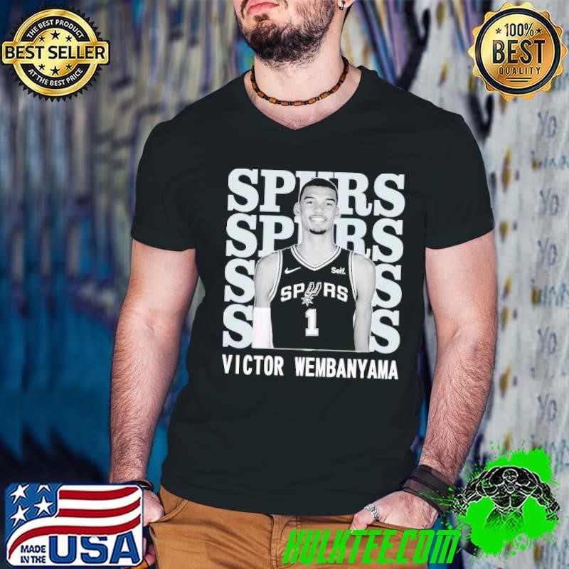 San Antonio Spurs Victor Wembanyama 1 French professional basketball T-Shirt