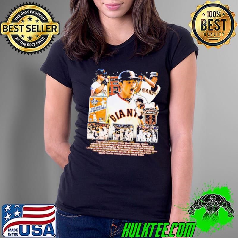 San Francisco 2010 World Series Champs Team American professional baseball team Ladies Tee