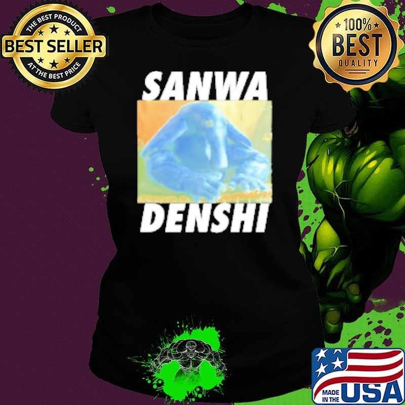 Sanwa Denshi Blue Alien Shirt