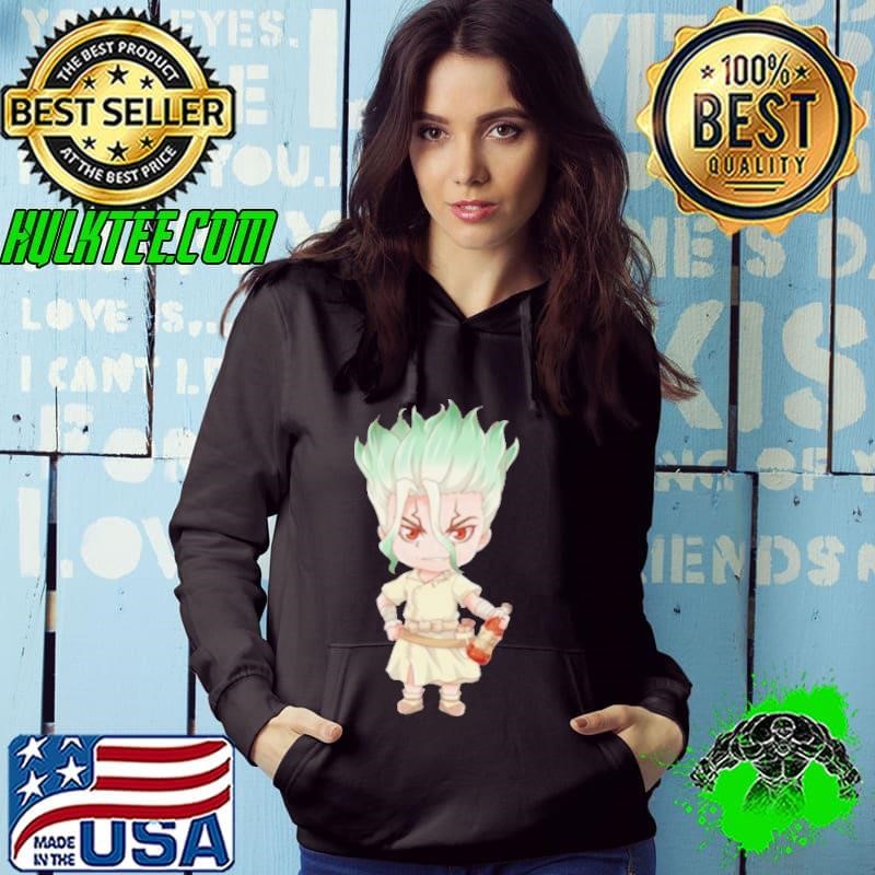 Senku Dr Stone Cute Chibi Design Hoodie