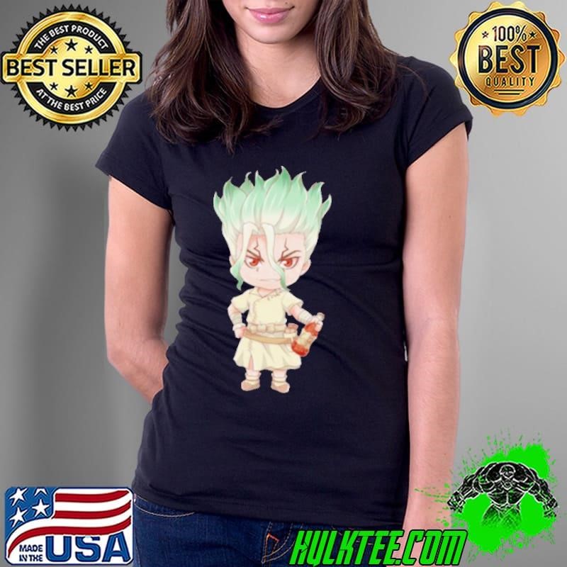 Senku Dr Stone Cute Chibi Design Ladies Tee