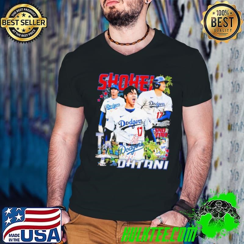 Shohei Ohtani Japanese professional baseball pitcher Vintage Collage T-Shirt