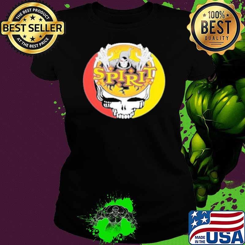 Skeleton Spirit In Grateful Dead Logo Halloween Shirt