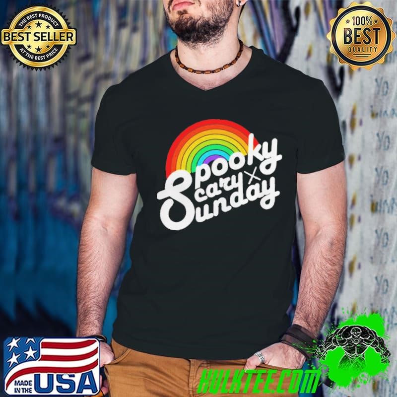 Spooky Scary Sunday Rainbow shirt