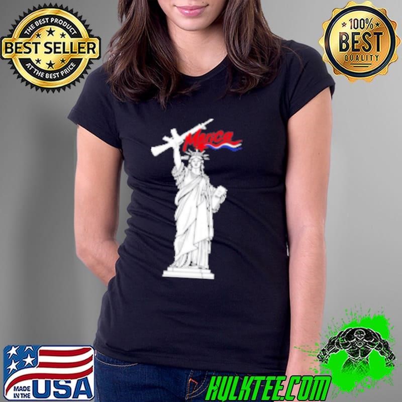 Statue Of Liberty 2A Merica Shirt