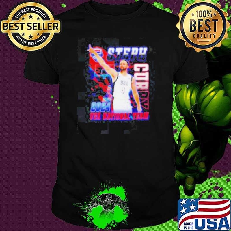 Steph Curry 2024 Paris Olympics USA Basketball National Team shirt