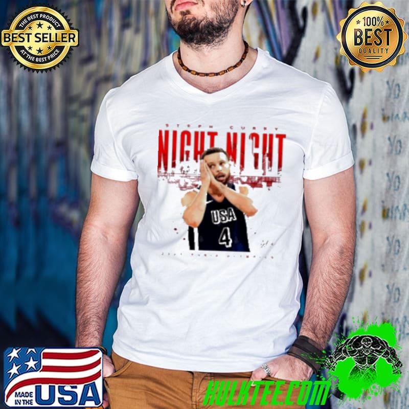 Steph Curry Usa Night Night 2024 Paris Olympics Signature Shirt