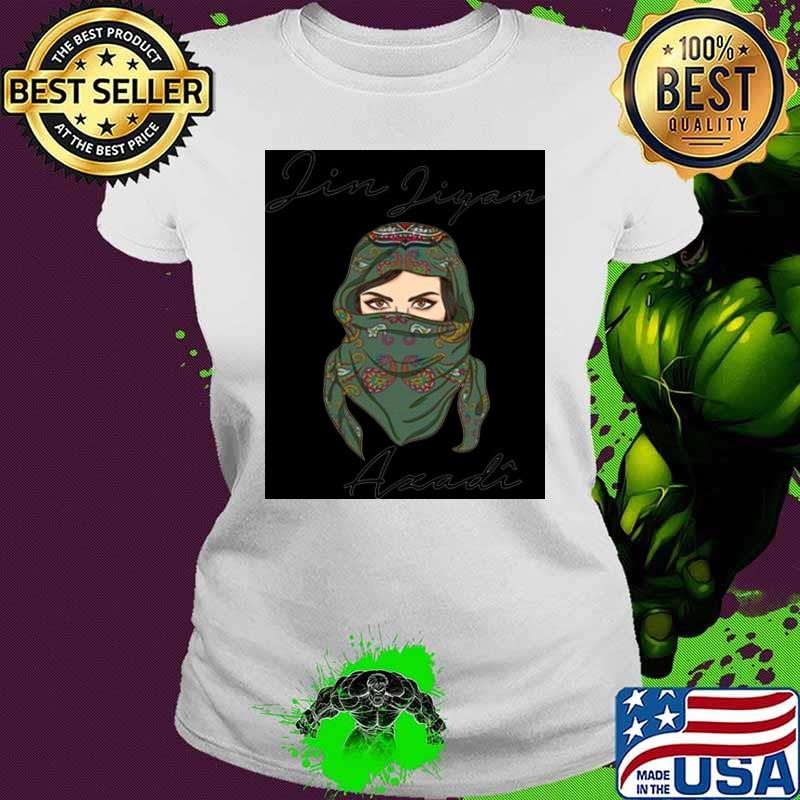 Support Iran Protest Jin Jiyan Azadi Ladies tee