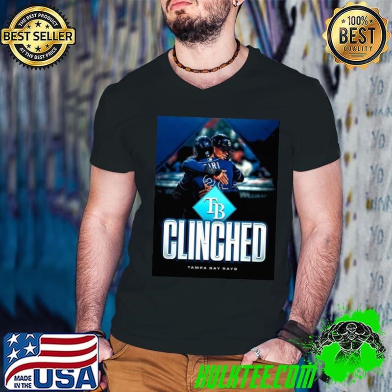 Tampa bay rays clinched mlb postseason 2024 shirt