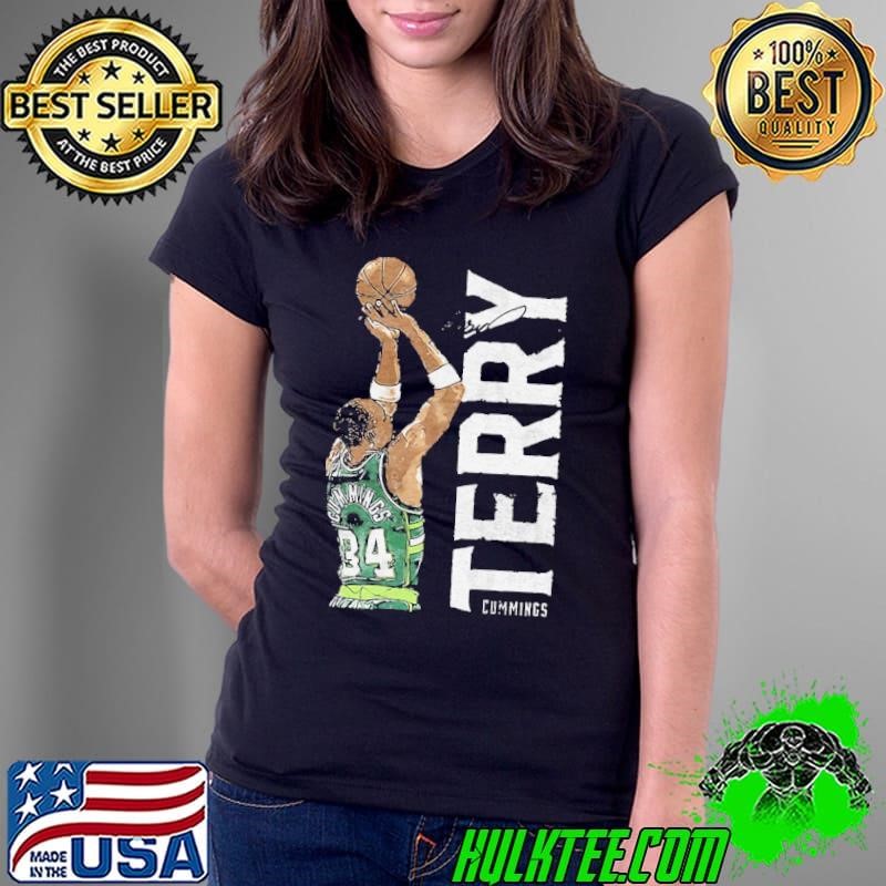 Terry Cummings Milwaukee Vertical an American former professional basketball T-Shirt