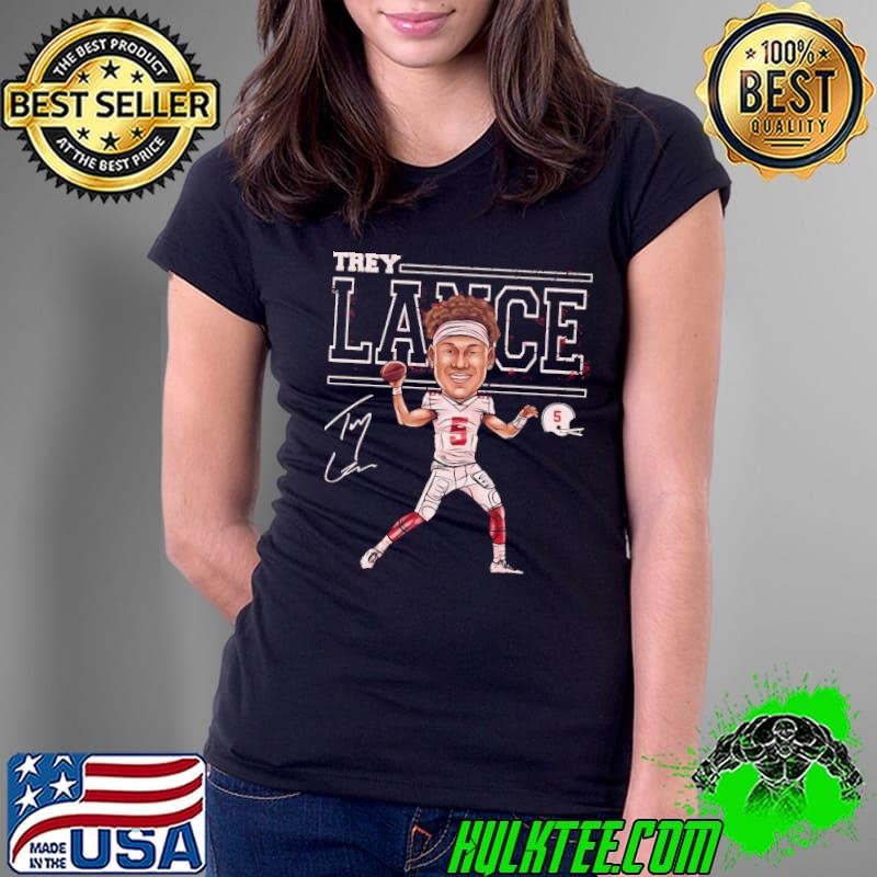 Trey Lance San Francisco Cartoon an American football quarterback Ladies Tee