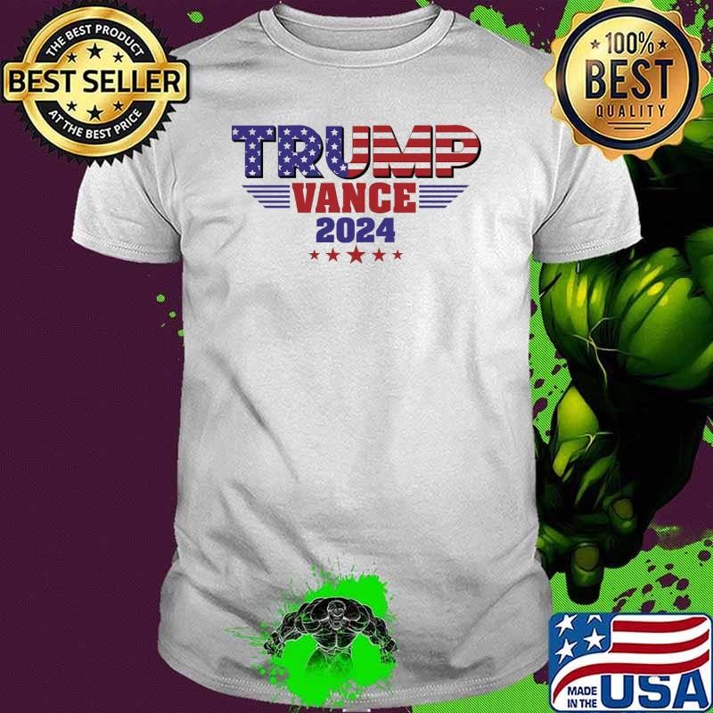 Trump 2024 Vance American Flag Election JD Vance MAGA Unisex