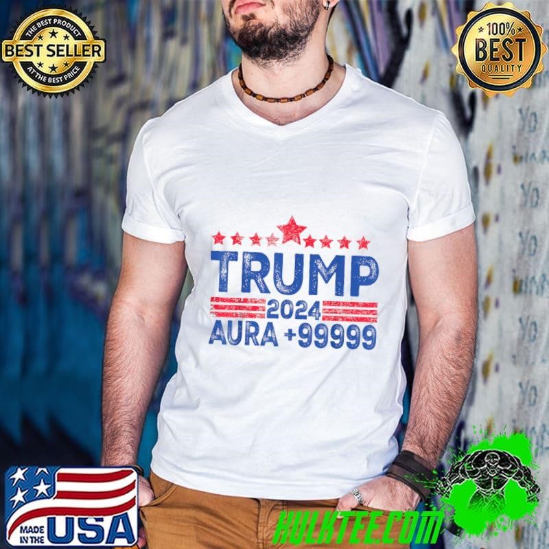 Trump Vance 2024 Outlaw Hillbilly Red Stars Line Vote T-Shirt