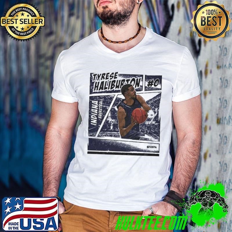 Tyrese Haliburton Indiana Comic American professional basketball T-Shirt