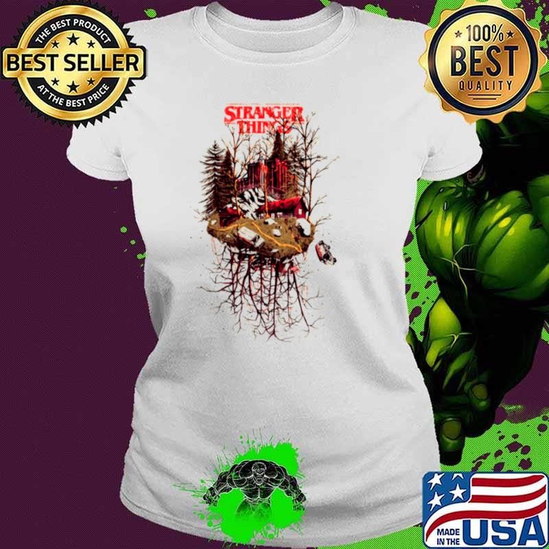 Up Side Down Town Stranger Things Design Fanart shirt