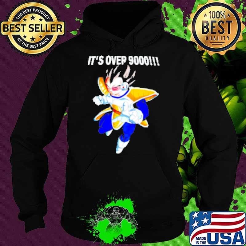 Vegeta It'S Over 9000 Hoodie