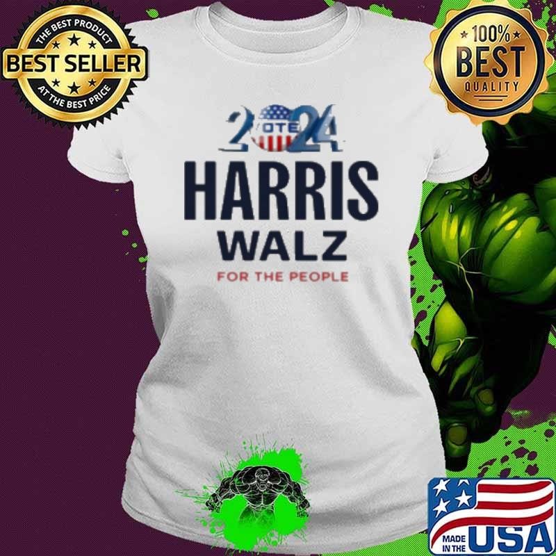 Vote 2024 Harris Walz For The People Ladies tee