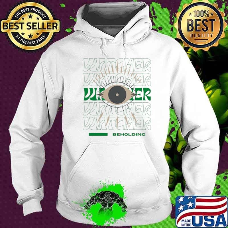 Watcher Beholding Magnus Archives Typography Hoodie