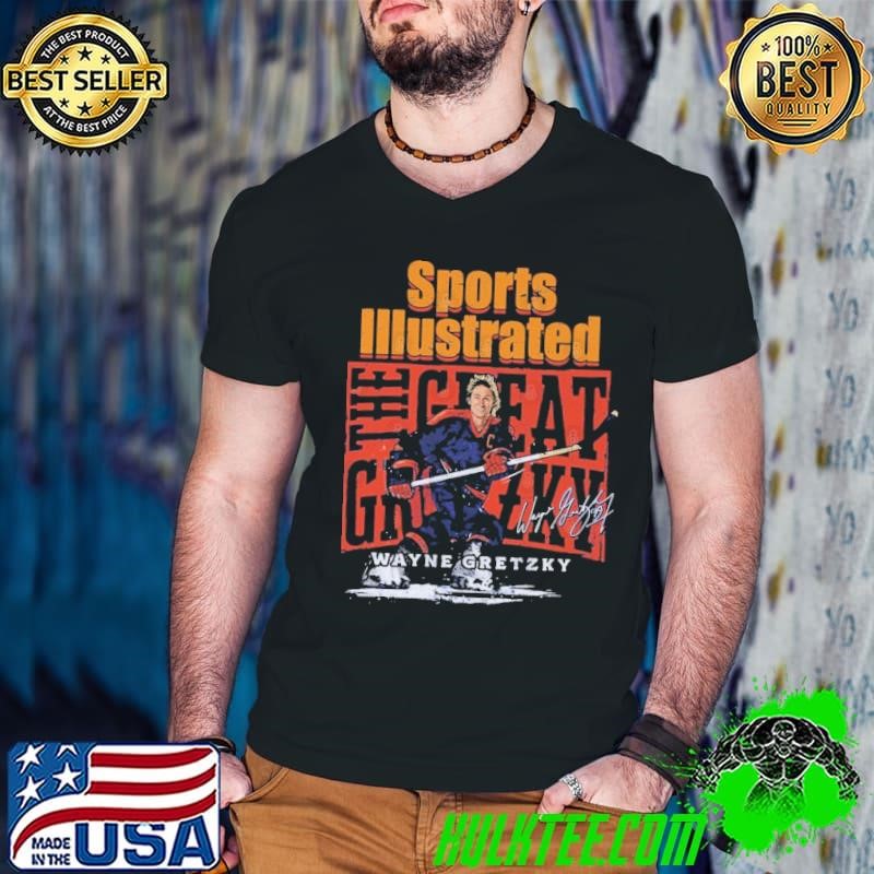 Wayne Gretzky Sports Illustrated & Edmonton The Great Gretzky Signature T-Shirt