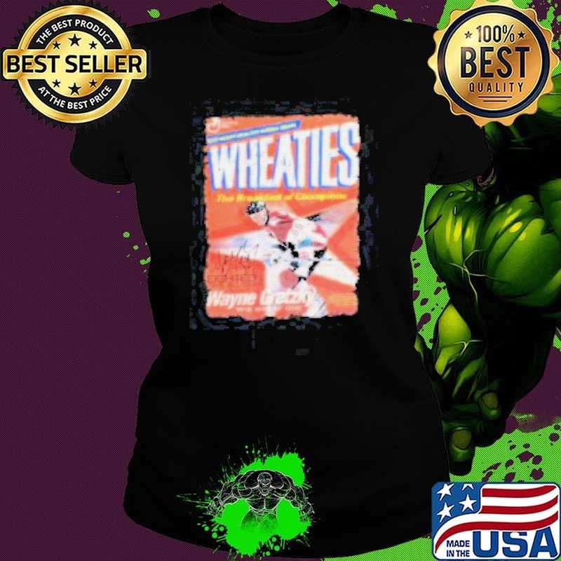 Wayne Gretzky The Great One Made With Heart Healthy Whole Grain Wheaties 2003 Shirts