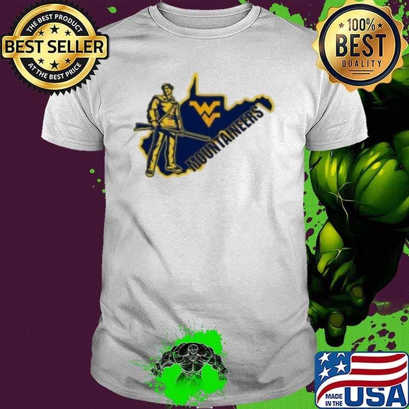 West Virginia Mountaineers Football Logo Mascot Shirt