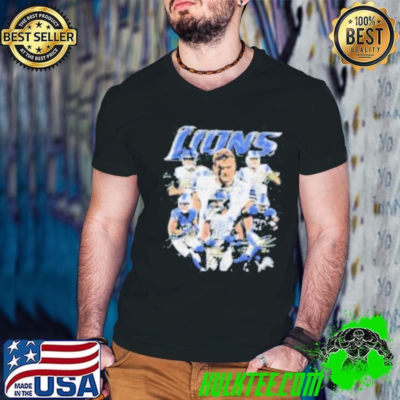 2024 Detroit Lions players signature vintage shirt
