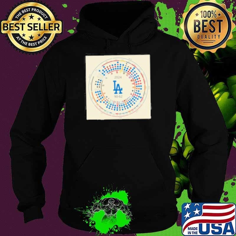 2024 Los Angeles Dodgers are MLB 90 62 LetsGoDodgers and HeadToHead Hoodie