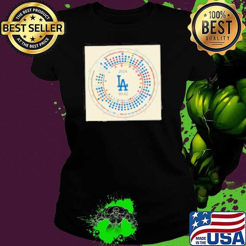 2024 Los Angeles Dodgers are MLB 90 62 LetsGoDodgers and HeadToHead Ladies tee