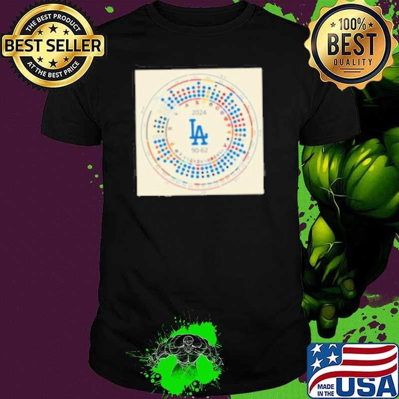 2024 Los Angeles Dodgers are MLB 90 62 LetsGoDodgers and HeadToHead shirt