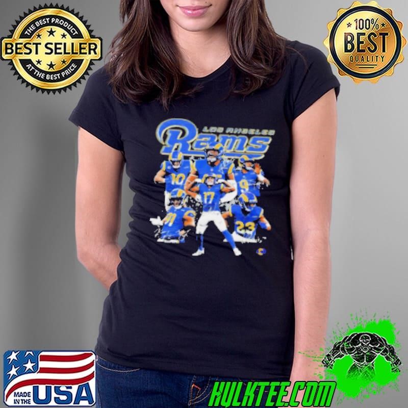 2024 Los Angeles Rams Football Player Signatures Graphic Shirt