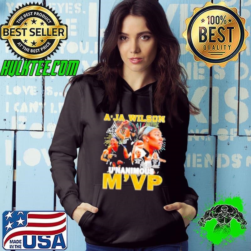 A'Ja Wilson Unanimous MVP WNBA Las Vegas Aces Hoodie A'Ja Wilson Unanimous MVP WNBA Las Vegas Aces Hoodie