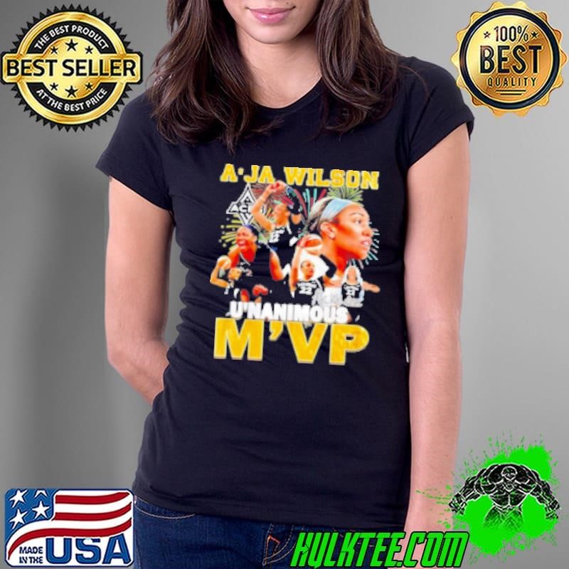 A'Ja Wilson Unanimous MVP WNBA Las Vegas Aces Shirt