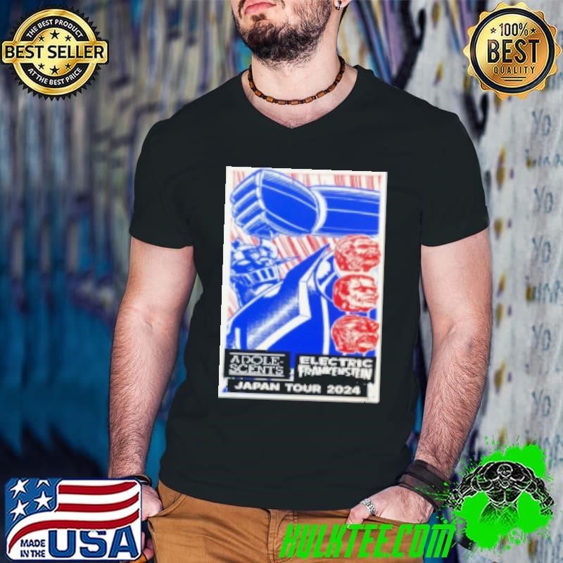 Adolescents Electric Frankenstein Japan Tour 2024 Poster Shirt
