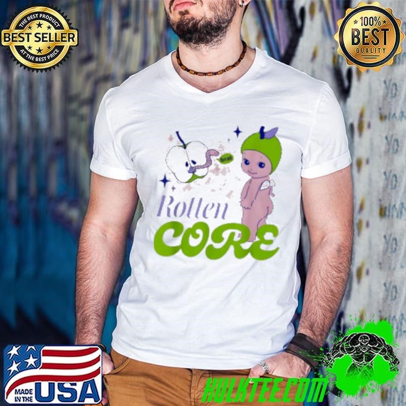 Apple With Worm Brat Rotten To The Core Shirt
