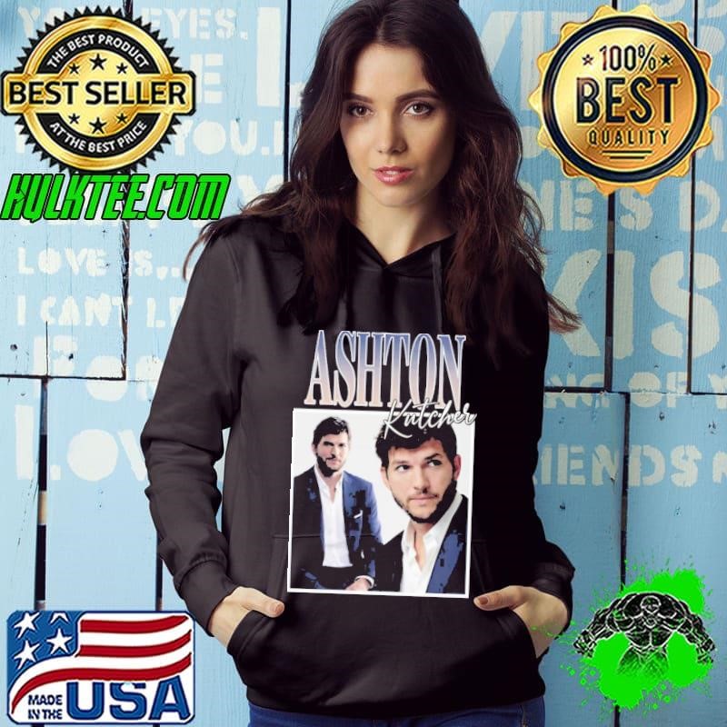 Ashton Kutcher American actor producer entrepreneur Retro Hoodie