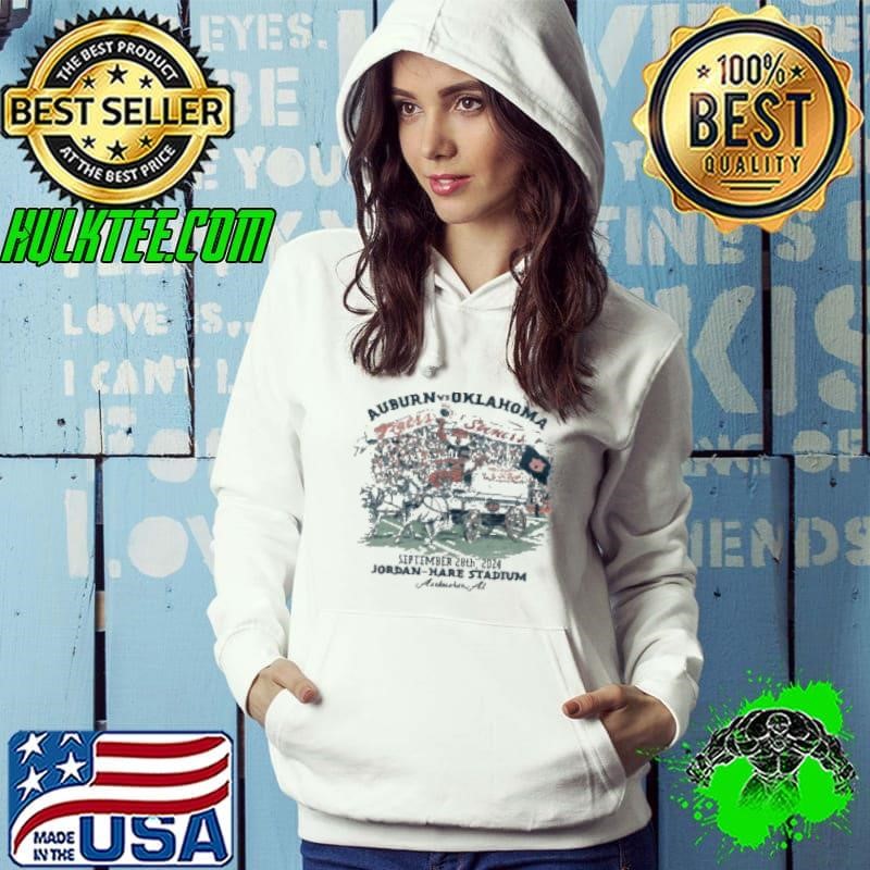 Auburn Tigers Vs Oklahoma Sooners September 28Th 2024 Jordan Hare Stadium Hoodie