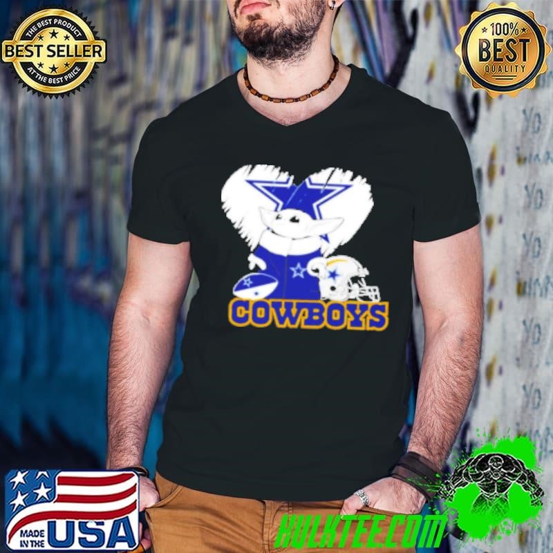Baby Yoda Star Wars X Dallas Cowboy NFL Football Season 2024 Shirt